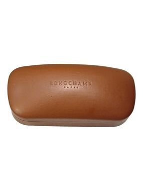 Longchamp Tan Eyeglass Case